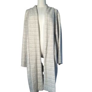 Zara Cream‎ Textured Jacket/ Cardigan